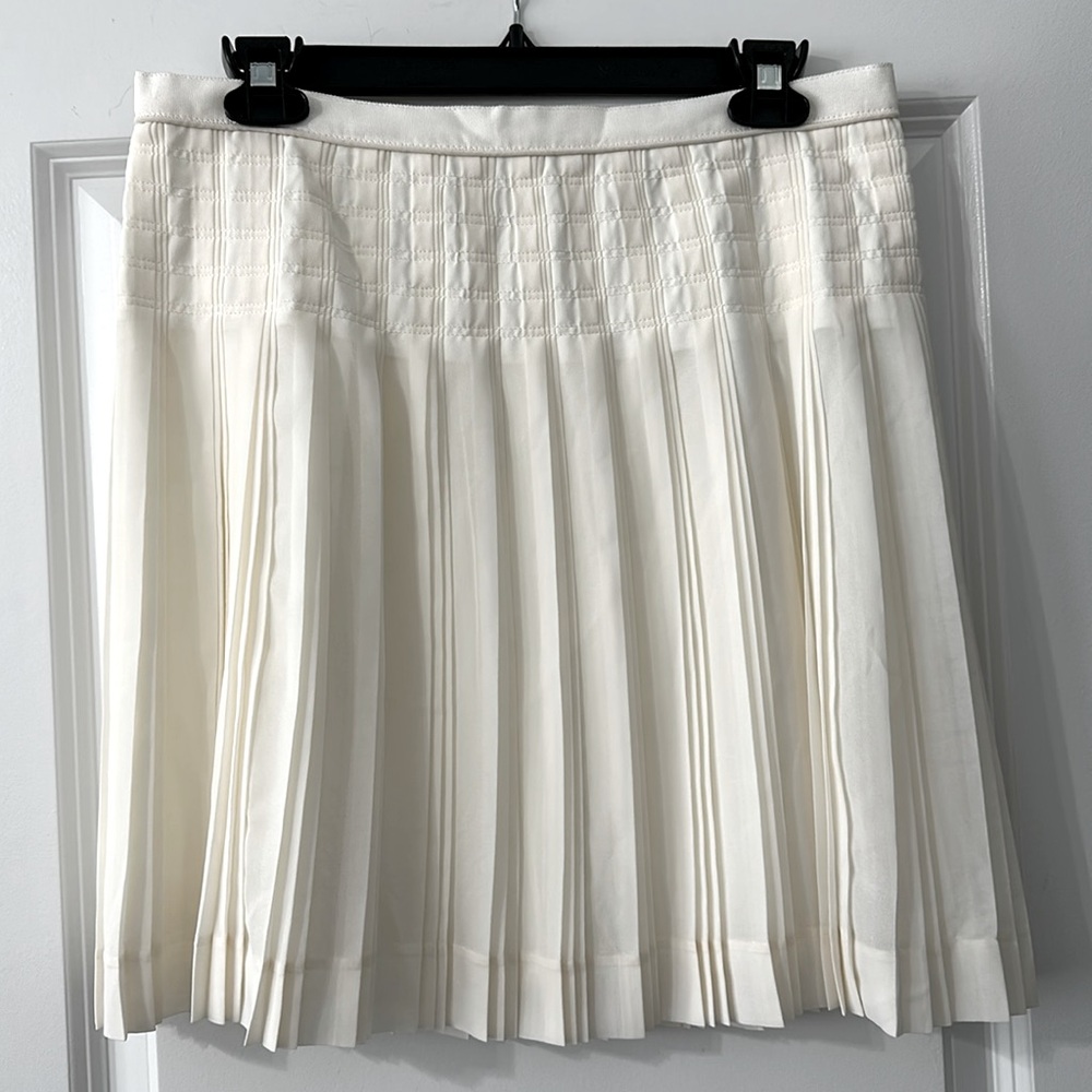 J.Crew Chiffon Pleated Mini Skirt NWT flawed